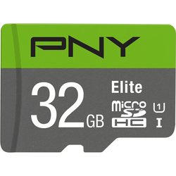 Карты памяти PNY Elite microSDHC Class 10 U1 32Gb