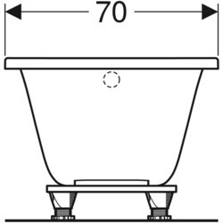 Ванны Geberit Selnova 160x75 554.283.01.1