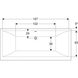 Ванны Geberit Selnova Square Duo 180x80 554.387.01.1