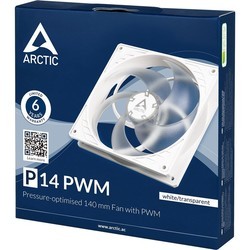 Системы охлаждения ARCTIC P14 PWM White Transparent