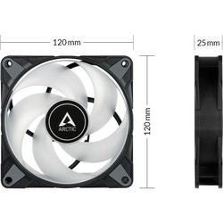 Системы охлаждения ARCTIC P12 PWM PST RGB 3pcs.