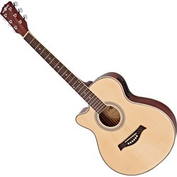 Акустические гитары Gear4music Single Cutaway Left Handed Electro Acoustic Guitar