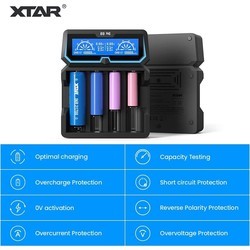 Зарядки аккумуляторных батареек XTAR X4
