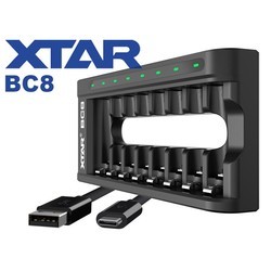 Зарядки аккумуляторных батареек XTAR BC8