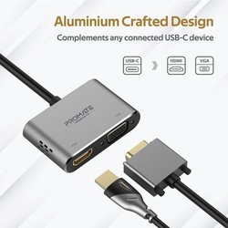 Картридеры и USB-хабы Promate MediaHub-C2