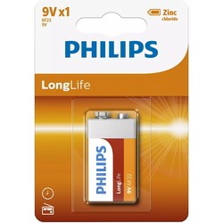 Аккумуляторы и батарейки Philips LongLife 1xKrona