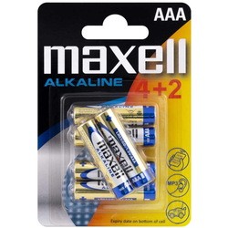 Аккумуляторы и батарейки Maxell Alkaline 6xAAA