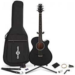 Акустические гитары Gear4music Single Cutaway Acoustic Guitar Complete Pack