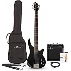 Электро и бас гитары Gear4music Chicago 5 String Bass Guitar 15W Amp Pack