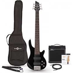 Электро и бас гитары Gear4music Chicago 6 String Bass Guitar 15W Amp Pack