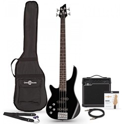 Электро и бас гитары Gear4music Chicago Left Handed Bass Guitar 15W Amp Pack