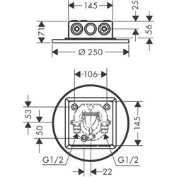 Душевые системы Axor Shower Solutions 35298000