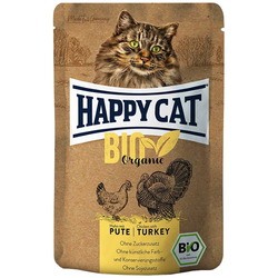 Корм для кошек Happy Cat Organic Pouch Chicken with Turkey 0.08 kg