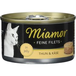 Корм для кошек Miamor Fine Fillets in Jelly Tuna/Cheese 0.1 kg