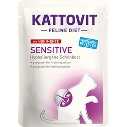 Корм для кошек Kattovit Sensitive Pouch with Chicken/Duck 0.085 kg