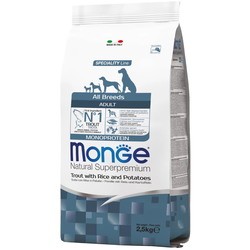Корм для собак Monge Speciality Adult All Breed Trout/Rice/Potatoes 2.5 kg