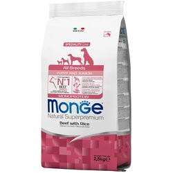 Корм для собак Monge Speciality All Breed Puppy/Junior Beef/Rice 2.5 kg