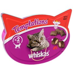 Корм для кошек Whiskas Temptations Cat Treats with Beef 0.06 kg