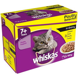 Корм для кошек Whiskas 7+ Poultry Selection in Gravy 1.2 kg