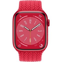 Смарт часы и фитнес браслеты Apple Watch 8 Aluminum 41 mm Cellular (серебристый)