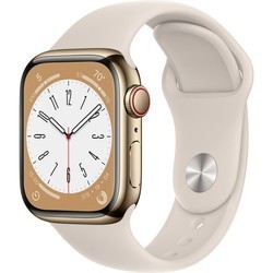 Смарт часы и фитнес браслеты Apple Watch 8 Steel 45 mm