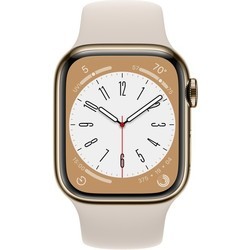 Смарт часы и фитнес браслеты Apple Watch 8 Steel 45 mm