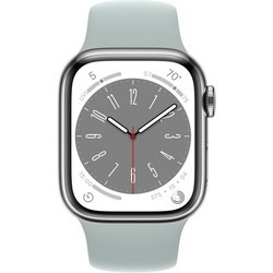 Смарт часы и фитнес браслеты Apple Watch 8 Steel 45 mm