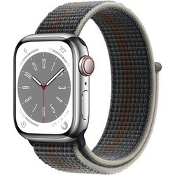 Смарт часы и фитнес браслеты Apple Watch 8 Steel 45 mm