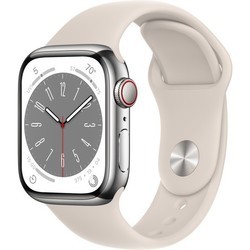 Смарт часы и фитнес браслеты Apple Watch 8 Steel 45 mm