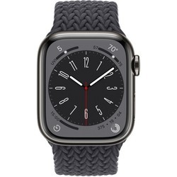 Смарт часы и фитнес браслеты Apple Watch 8 Steel 45 mm