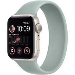 Смарт часы и фитнес браслеты Apple Watch SE 2 40 mm Cellular (серебристый)