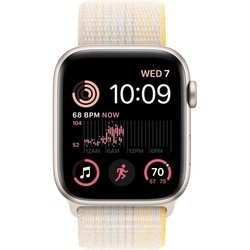 Смарт часы и фитнес браслеты Apple Watch SE 2 40 mm Cellular (серебристый)