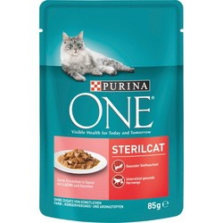 Корм для кошек Purina ONE Sterilized Salmon Pouch 0.085 kg