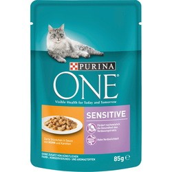 Корм для кошек Purina ONE Sensitive Chicken/Carrots 0.085 kg