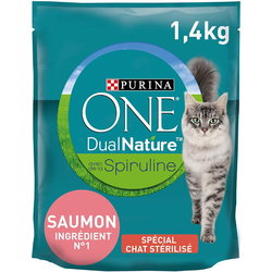 Корм для кошек Purina ONE DualNature Spirulina Salmon 1.4 kg