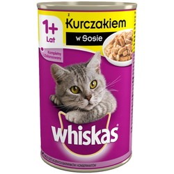 Корм для кошек Whiskas 1+ Can with Chicken in Gravy 0.4 kg