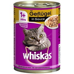 Корм для кошек Whiskas 1+ Can with Poultry in Gravy 0.4 kg
