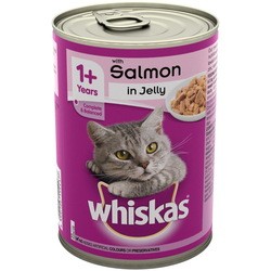 Корм для кошек Whiskas 1+ Can with Salmon in Jelly 0.4 kg