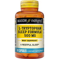 Аминокислоты Mason L-Tryptophan Sleep Formula 500 mg 60 cap