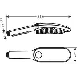 Душевые системы Hansgrohe DogShower 150 26640700