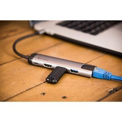 Картридеры и USB-хабы Verbatim USB-C Multiport Hub