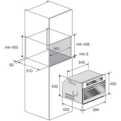 Встраиваемые микроволновые печи Fulgor Milano FCMO 4511 TM BK