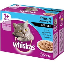 Корм для кошек Whiskas 1+ Fish Selection in Gravy 1.2 kg