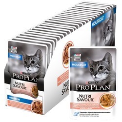 Корм для кошек Pro Plan Nutri Savour Housecat Salmon in Gravy 0.85 kg