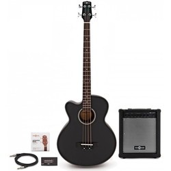 Акустические гитары Gear4music Electro Acoustic Left Handed Bass Guitar 35W Amp Pack