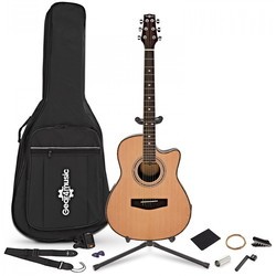 Акустические гитары Gear4music Roundback Acoustic Guitar Complete Player Pack