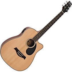 Акустические гитары Gear4music 3/4 Size Electro-Acoustic Travel Guitar