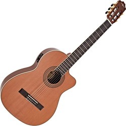 Акустические гитары Gear4music Deluxe Cutaway Classical Electro Acoustic Guitar Cedar