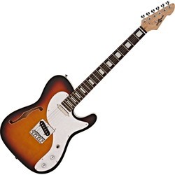 Электро и бас гитары Gear4music Knoxville Semi-Hollow Electric Guitar