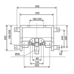 Инсталляции для туалета OLI Simflex 610010